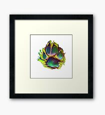 Dog paw dog Framed Print