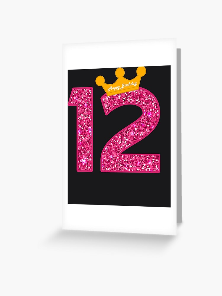 Tortuga haz Enjuague bucal Tarjetas de felicitación «Arte de feliz cumpleaños, 12ª fiesta de chicas, 12  años de edad, de Bday.» de melsens | Redbubble