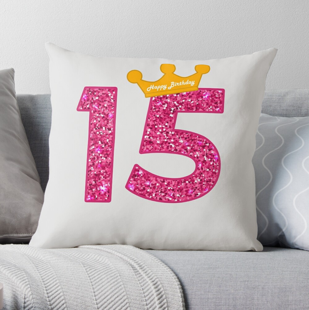  7th Birthday Gifts for Girls, Gifts for 7 Year Old Girls Pillow  Cover 18X 18, 7th Birthday Decorations for Girls, 7 Year Old Gifts, 7  Year Old Girl Birthday Gift Ideas