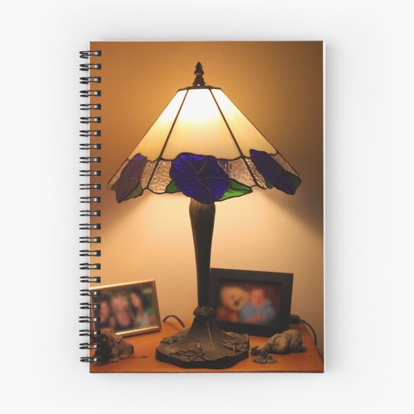Item preview, Blue Flower Lampshade designed and sold by Keith's Photo Artistry.