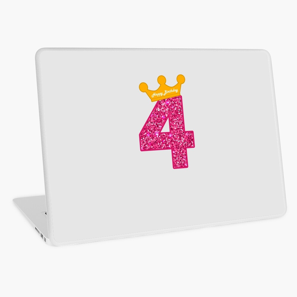 Coque Et Skin Adhesive Ipad Joyeux Anniversaire Art Fete 4eme Fete 4 Ans ay Par Melsens Redbubble