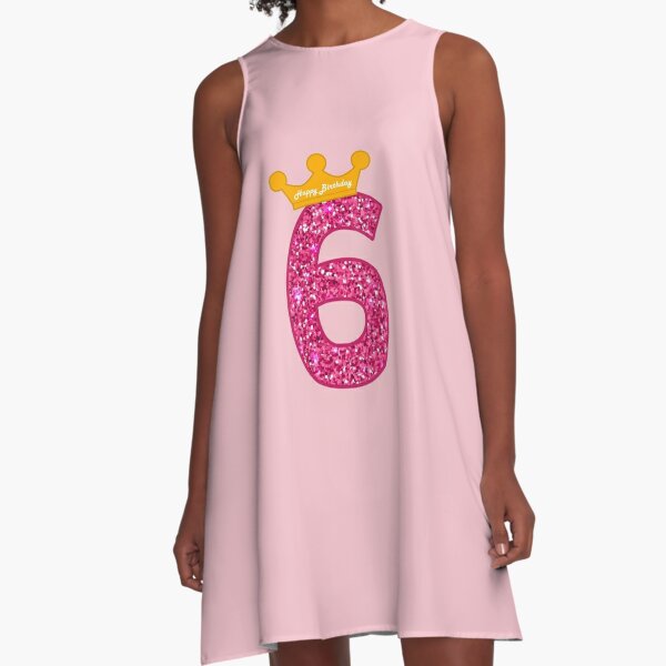 Happy Birthday Art, Girls 10th Party 10 Years Old Bday A-Line Dress for  Sale by melsens