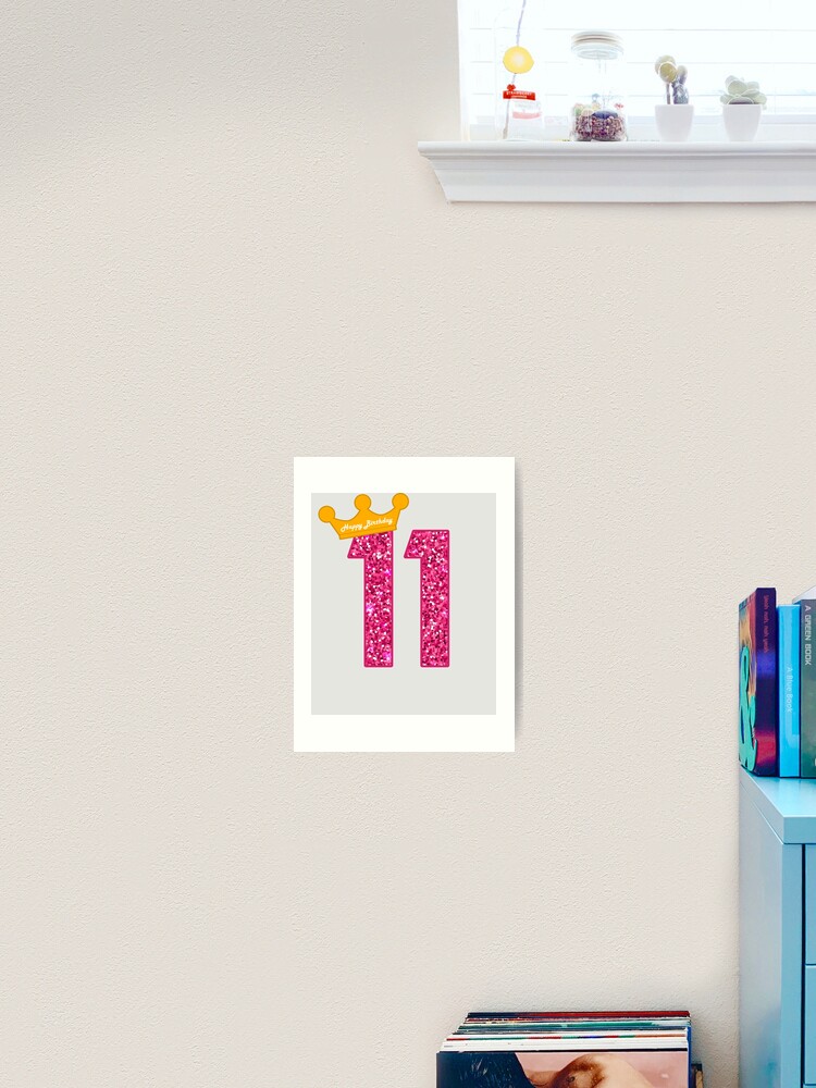 Poster for Sale avec l'œuvre « 11ème cadeau d'anniversaire pour fille, 11  ans et des cadeaux géniaux pour filles » de l'artiste Grabitees