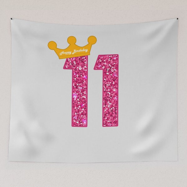 Item preview, Happy Birthday Art, Girls 11th Party 11 Years Old Bday designed and sold by melsens.