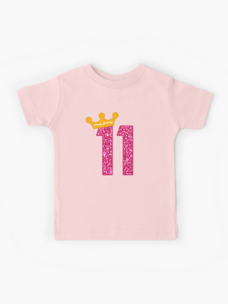 11th Birthday Shirt Girls Birthday Outfit 11 Year Old Girl 11th Birthday  Gifts Cute Birthday Girl Shirt 