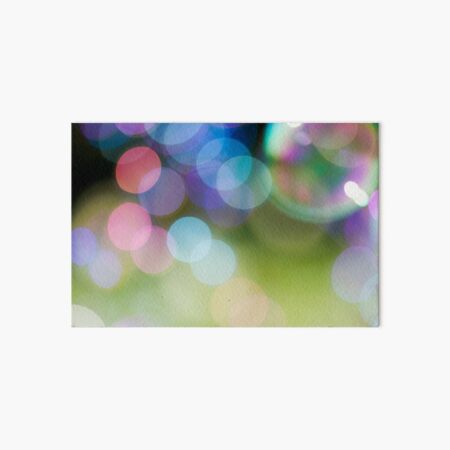 Soap Film - The iridescent colours of soap film Art Board Print