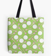 Scattered Golf Balls and Tees Tote Bag