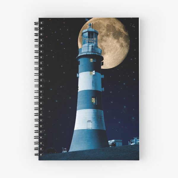 Item preview, Moonlight Becomes You: Plymouth Hoe Lighthouse designed and sold by DonDavisUK.