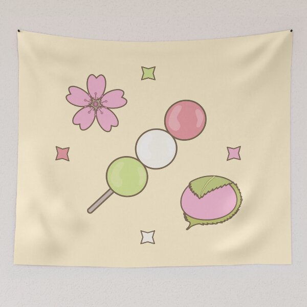 Item preview, Dango Sakura Mochi Yummy Pastel designed and sold by Murmur Ink Crow.
