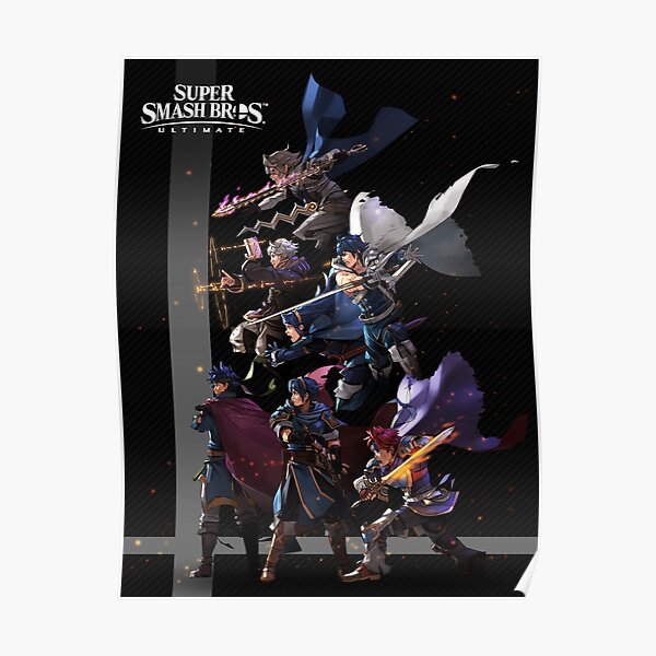 Super Smash Bros. Ultimate - Emblème de feu Poster
