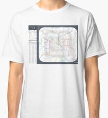 RER and Transiliens Plan - Paris / Paris Area / Ile-de-France - France Classic T-Shirt