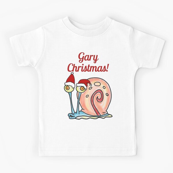 Navidad Gary Bob Esponja Camiseta para niños