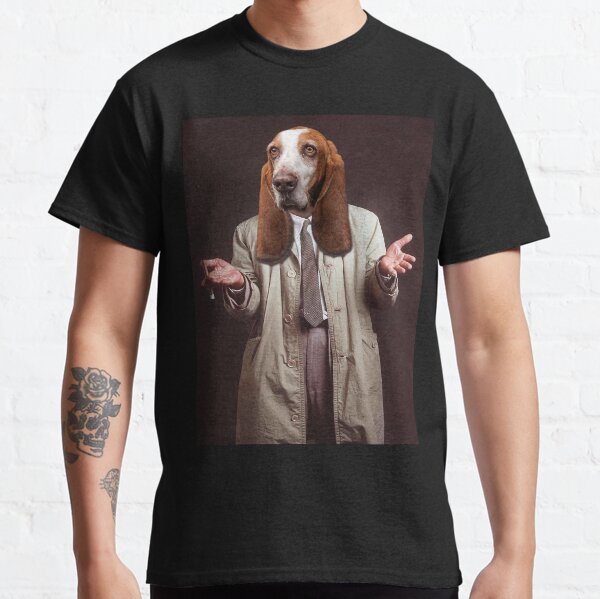 Columbo's dog Basset Hound T-shirt classique