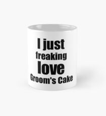 Groom's Cake Lover Gift I Love Dessert Funny Foodie Mug