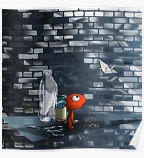 Feeding the birds Poster