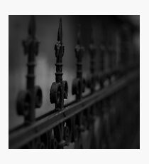 Iron Fence Photographic Print