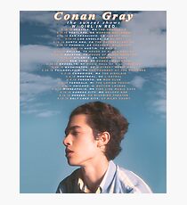 conan gray sunset shows sunset season Photographic Print