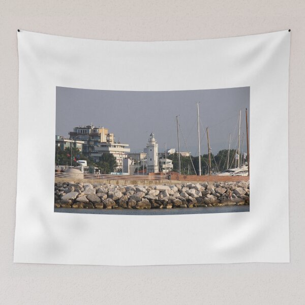 Item preview, lighthouse Rimini Italy summer season designed and sold by goceris.
