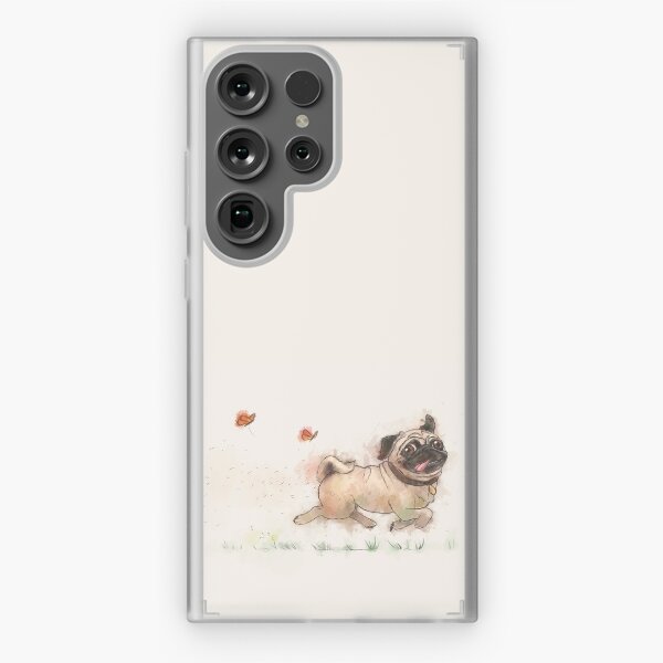 Item preview, The Furminator Pug Watercolor Design in Beige Color designed and sold by Thubakabra.