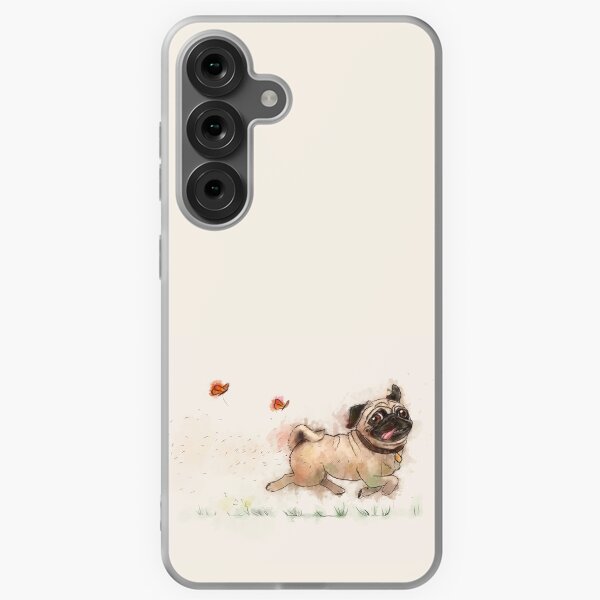 Item preview, The Furminator Pug Watercolor Design in Beige Color designed and sold by Thubakabra.