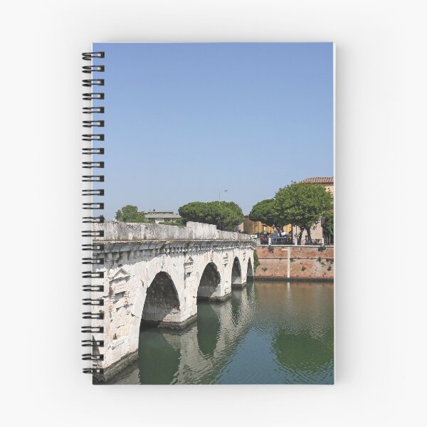 Artikelvorschau, alter Stein Tiberius Brücke Markstein Rimini Italien entworfen und verkauft von goceris.