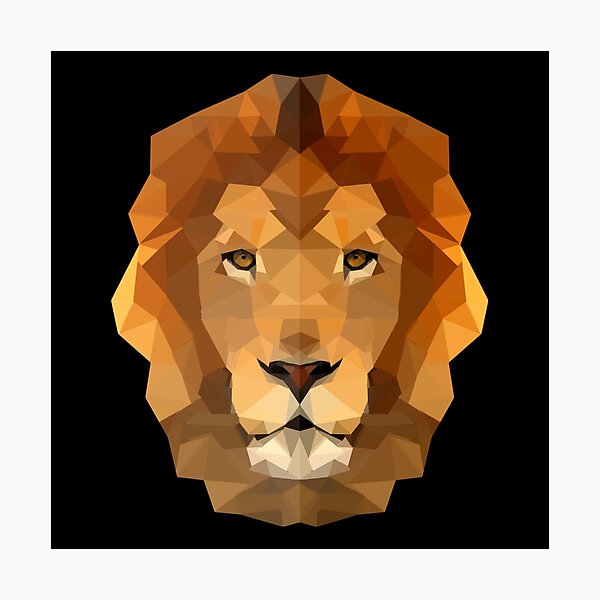 Origami Lion Wall Art for Sale | Redbubble