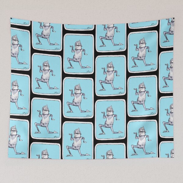 Item preview, Blue Funky Boy designed and sold by Grisel Illustrations.
