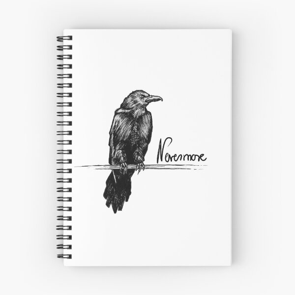 Item preview, Nevermore Raven with Quote | Edgar Allan Poe Illustration designed and sold by Thubakabra.
