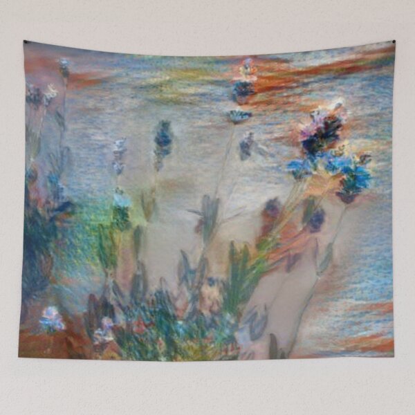 Item preview, Floral lavender flowers with pastel blending colors  designed and sold by Khala.
