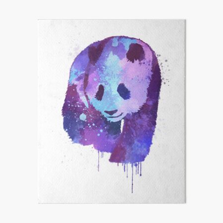 Artikel-Vorschau von Lila Aquarell Panda Design | Geschenk für Panda-Liebhaber, designt und verkauft von Thubakabra.