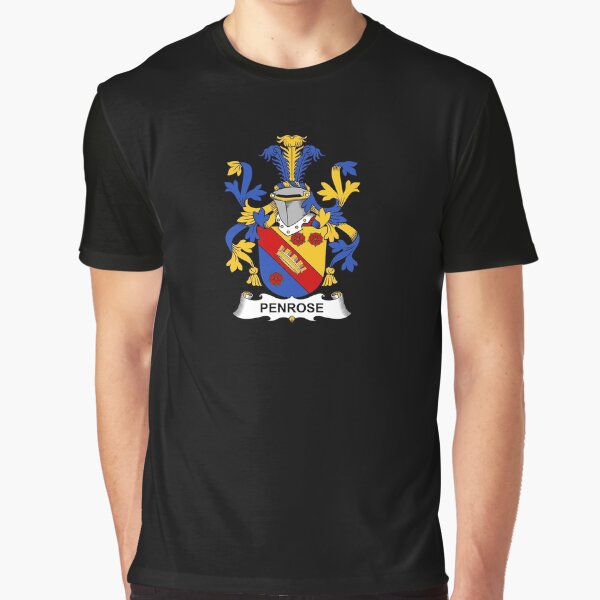 Penrose Coat of Arms - Family Crest Shirt Graphic T-Shirt
