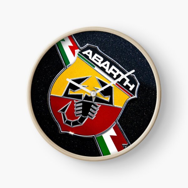 Abarth Logo Clock