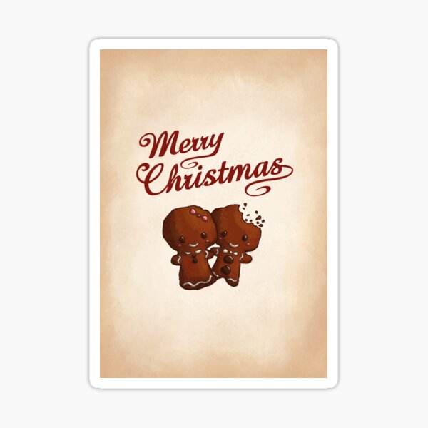 Christmas Ginger Cookies Sticker