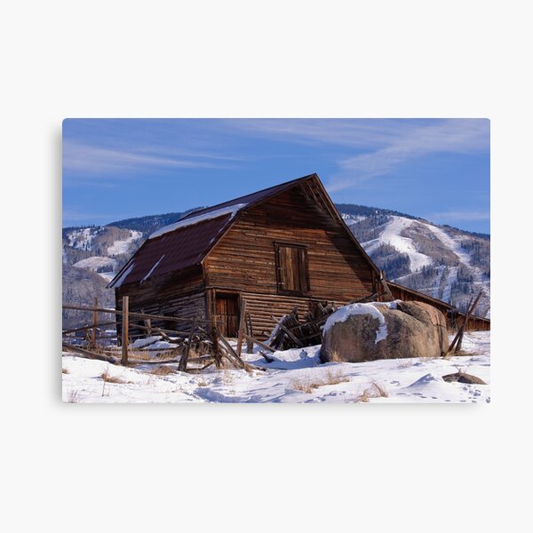 Steamboat Barn, Daytime Icon Canvas Print