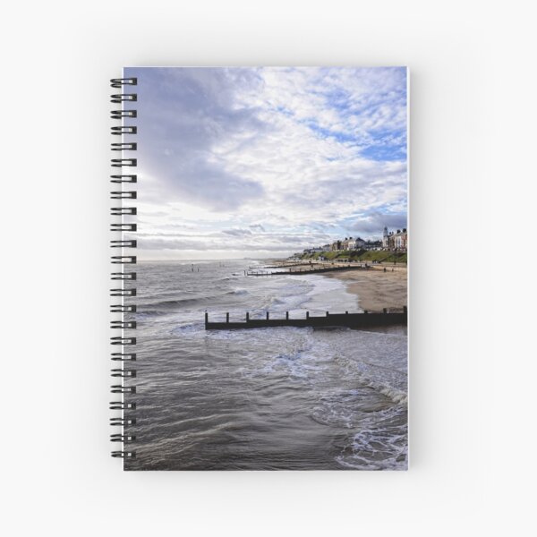 Boxing day at Southwold. Spiral Notebook