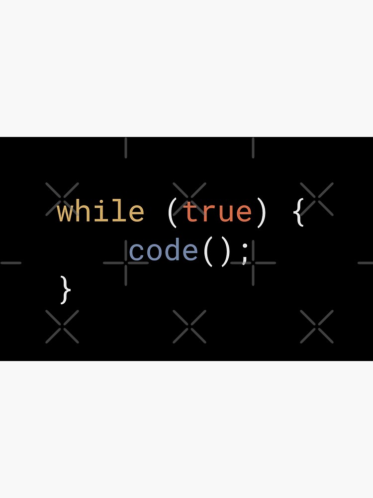 JavaScript - While True Code by developer-gifts