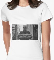 Anthony Bourdain Ramones Women's Fitted T-Shirt