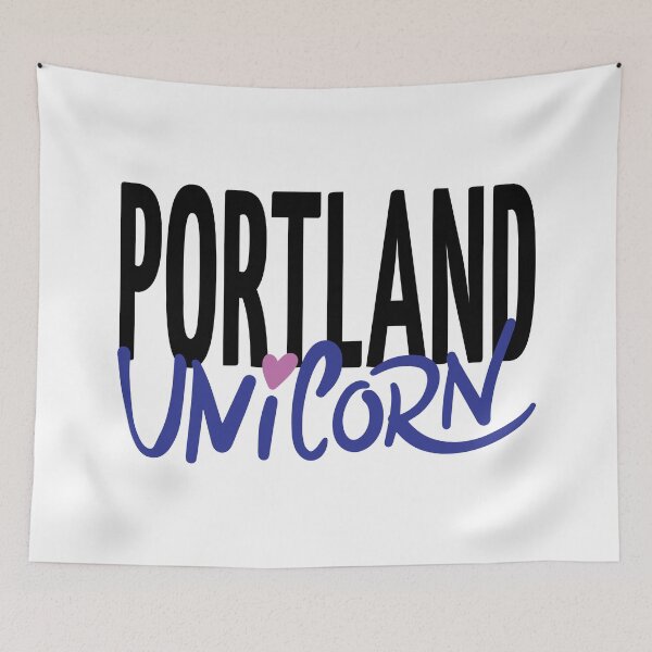 Item preview, Portland Unicorn Oregon Raised Me Vintage Portland Maine designed and sold by ProjectX23.