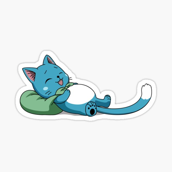 Fairy Tail Sticker Happy sleeping Sticker
