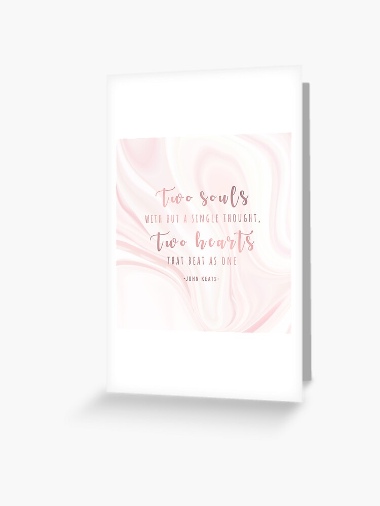 Wedding Quotes Pink Marble And Rose Gold Typography Greeting