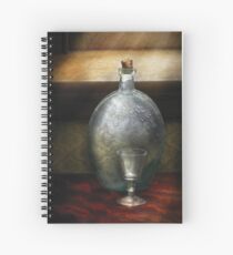 Bar - The Flask and the Glass Spiral Notebook