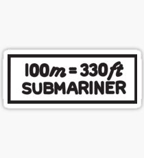 Jame Bond Submariner 5508 Sticker