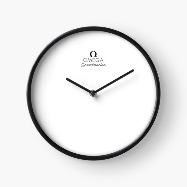 Omega Speedmaster Logo Clock
