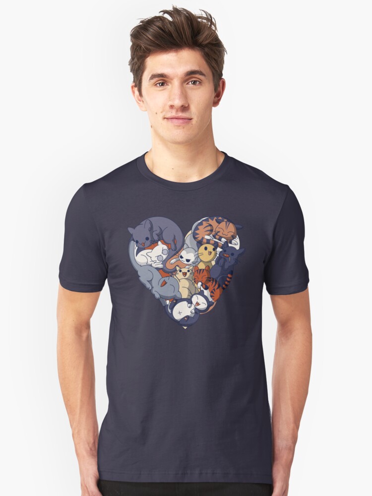 Alternate view of Cat Heart Slim Fit T-Shirt