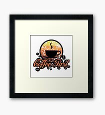 Coffee Fast Framed Print