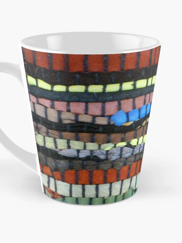 Thumbnail 3 of 4, Coffee Mug, Rugged Rag Rug (pattern) designed and sold by Yampimon.