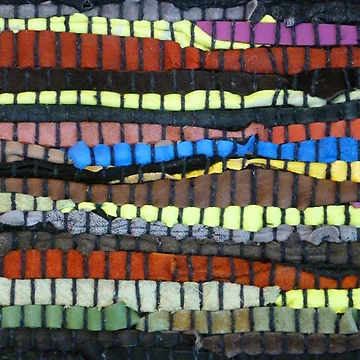 Artwork thumbnail, Rugged Rag Rug (pattern) by Yampimon