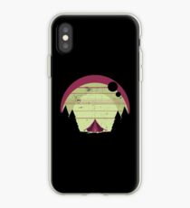 Sunset tents | Nature hiking view iPhone Case