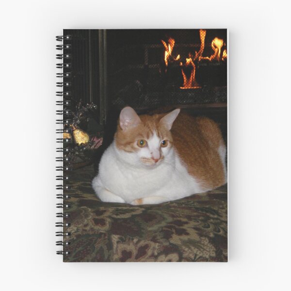 Item preview, Molly Enjoying The Fireplace designed and sold by Lynn  Marie Sharp.