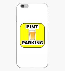 Beer Pint Parking Sign Art iPhone Case